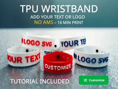 TPU WRISTBAND – CUSTOMIZABLE