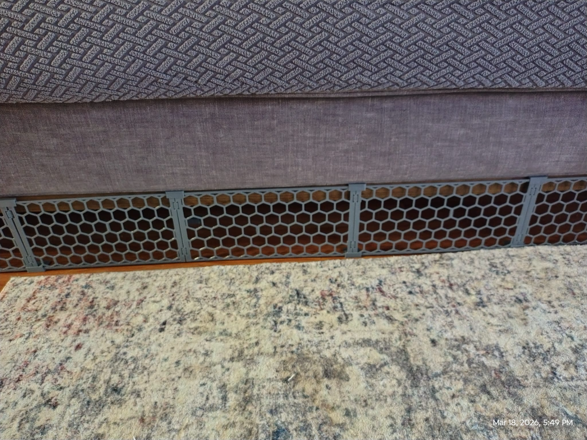 Couch Toy Fence blocker