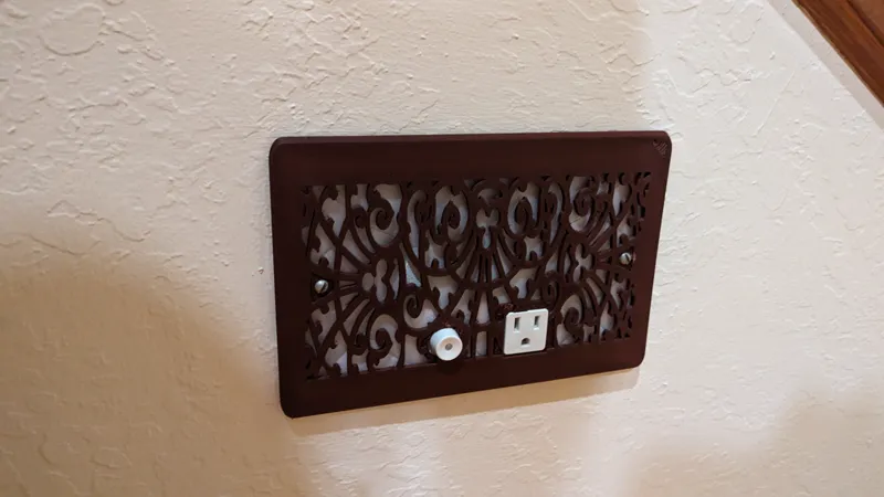 Floor light cover.