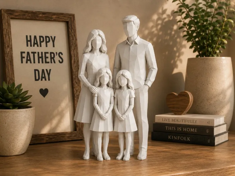 Family of 4 - 2 Daughters - Fathers day