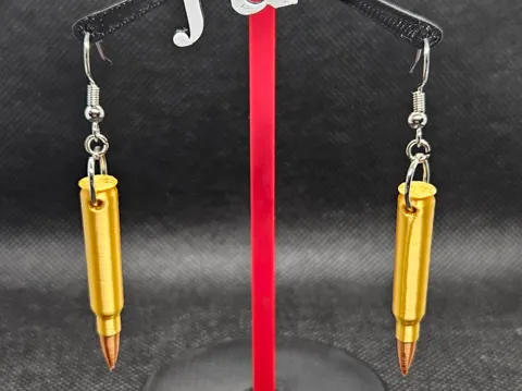 Rifle Cartridge earrings