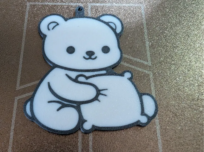 Cute teddybear keychain