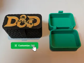Print-in-place box generator