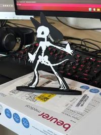 Silhouette squelette de Lucario — photo 3