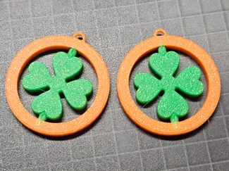 St. Patty's Day Spinner Earing Remix