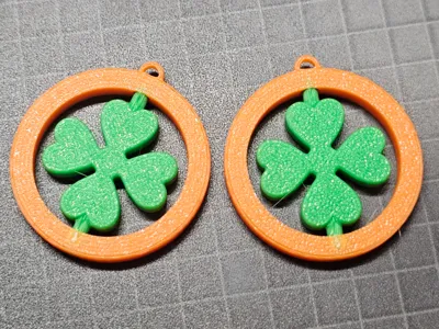 St. Patty's Day Spinner Earing Remix
