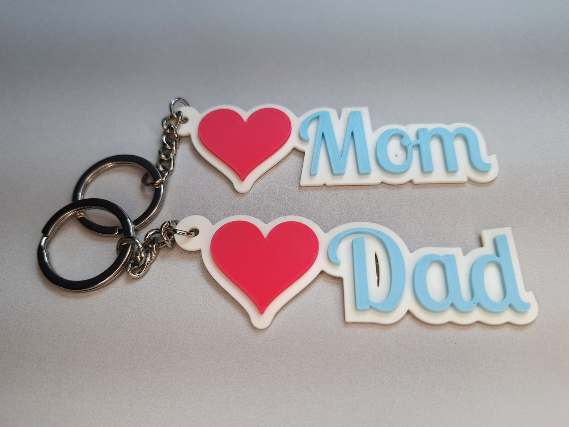 Personalized Heart Keychain – Name & Love Symbol