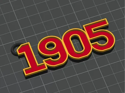 Galatasaray 1905 Keychain