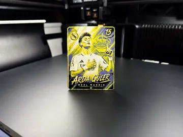 Modelo para impresión 3D: Arda Guler Player Card — vista de referencia 5