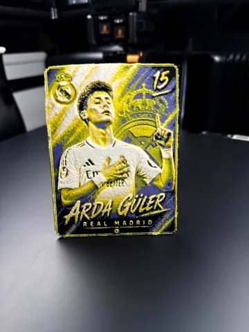 Modelo para impresión 3D: Arda Guler Player Card — vista de referencia 4