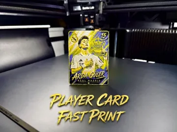 Modelo para impresión 3D: Arda Guler Player Card — vista de referencia 3