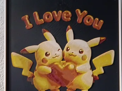 Pikachu San Valentine Hueforge