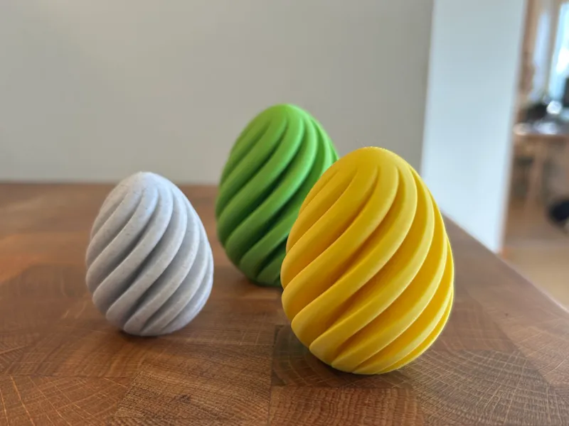 Spiral Easter egg