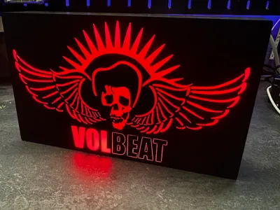 Volbeat Led Light Box