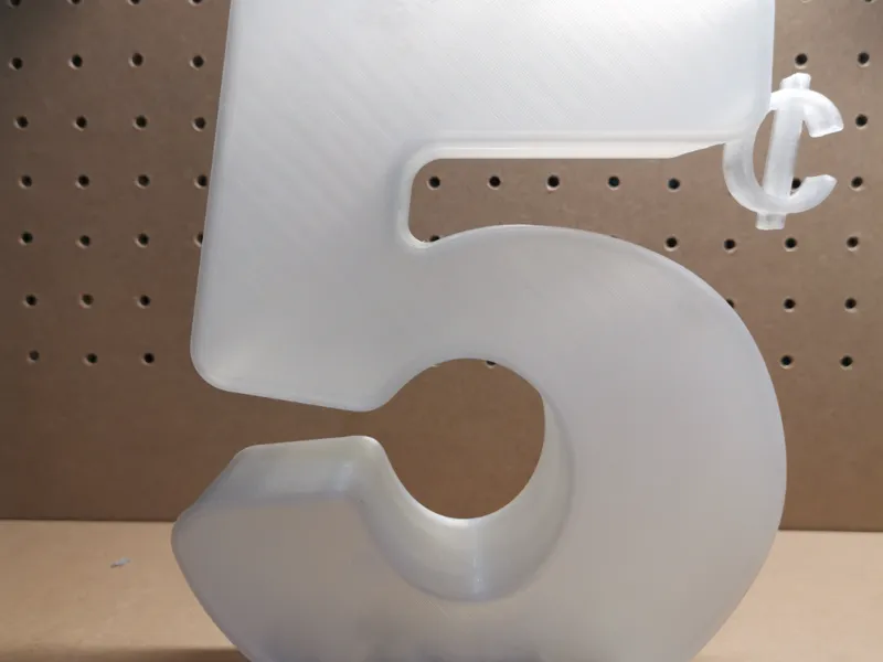 5c Moneybox with removeable plug