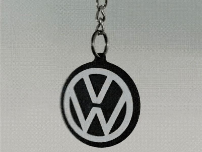 Two sided VW keychain (No AMS)