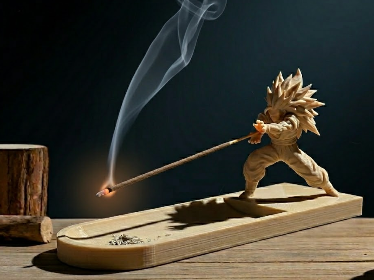 Incense Holder - Angry Goku