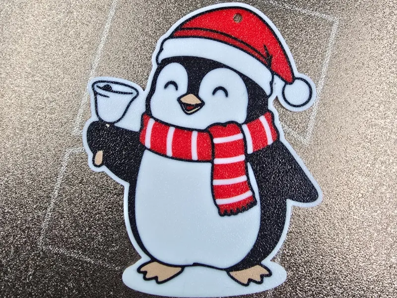 Christmas penguin