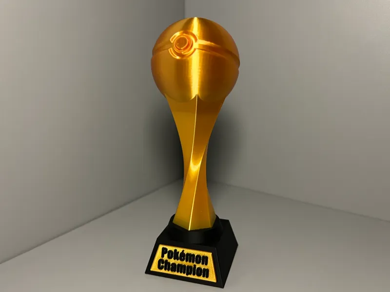 Pokémon Champion Trophy - Customizable