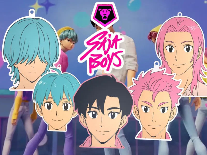 Saja Boys Keychain/Faces