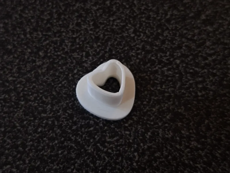 Emporte pièce bijoux polymère - boucle coeur