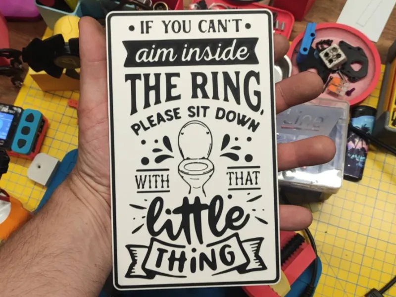 If you can't aim inside the ring ...