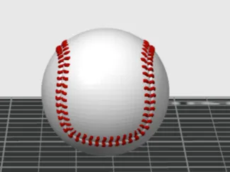 Baseball Keychain