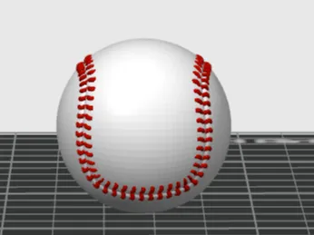 Baseball Keychain