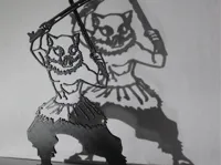 Silhouette Inosuke Hashibira (Demon Slayer) — photo 2