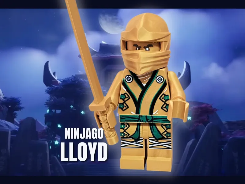 Lloyd the golden Ninja * 500% Scale *