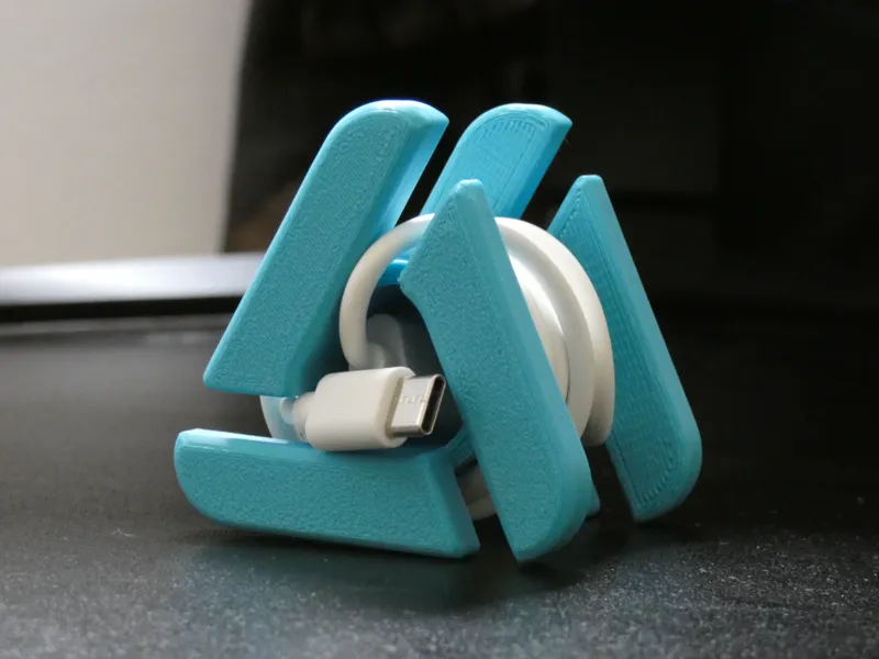 Cable Holder - Simple Desk Organizer