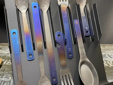 Spoon and Cutlery display