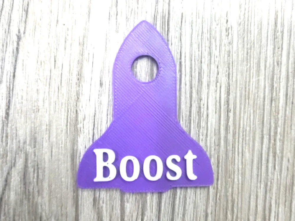 Boost Token Keychain - Free 3D Print Model - MakerWorld