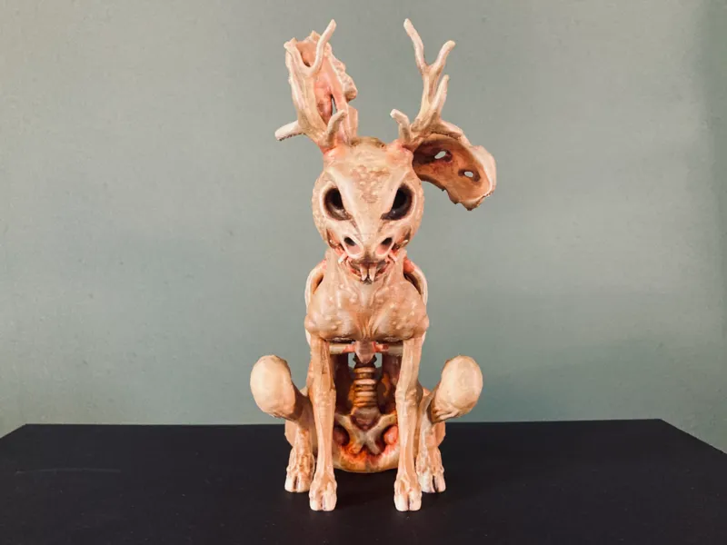 The Rackjaw (scary sculpture)