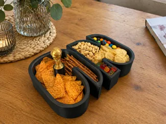 Football Fan Snack Tray | 26 Design | No AMS