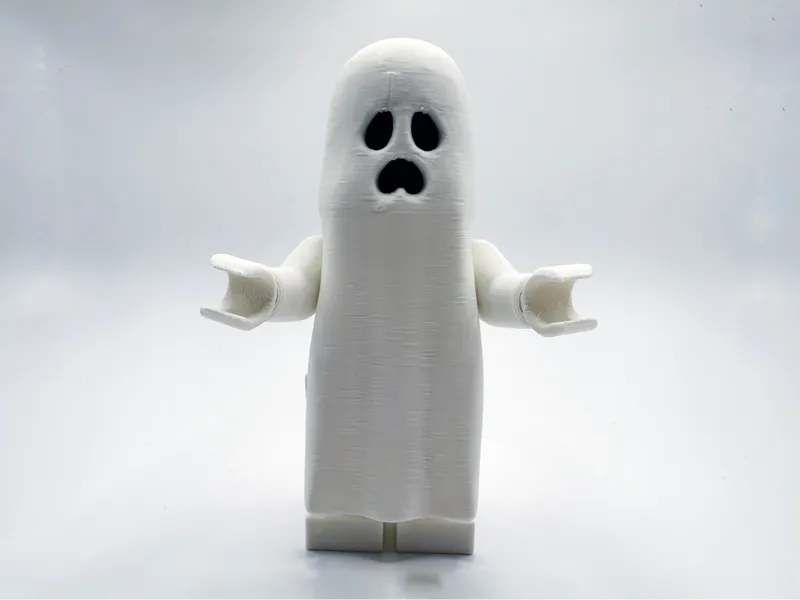 Ghost costume for Big Brick generic figure