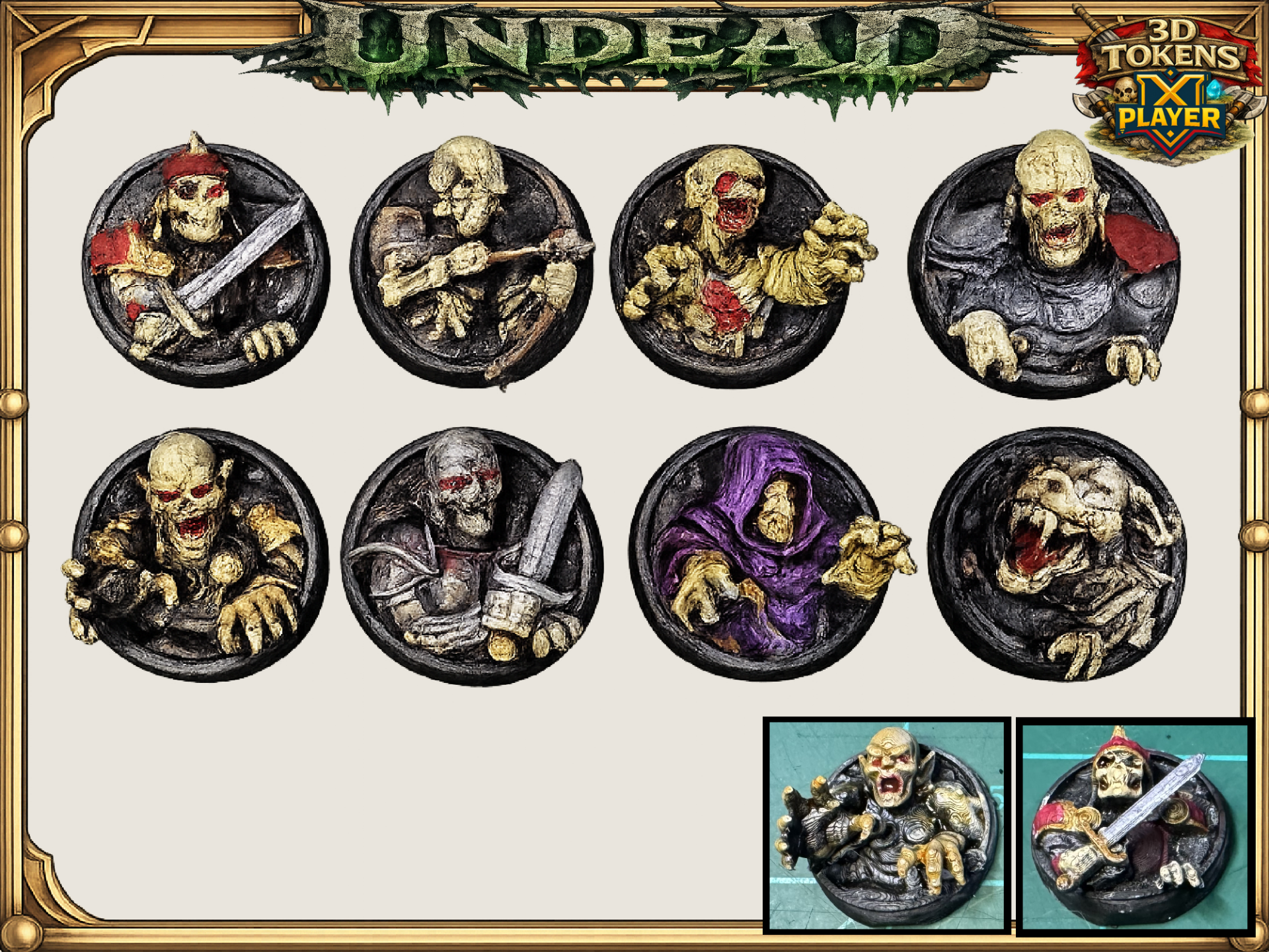 Undead: 3D Tokens Monster Compendium Volume 2
