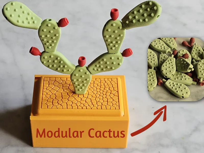 Thorny Mc Prickface - Build you own modular cactus