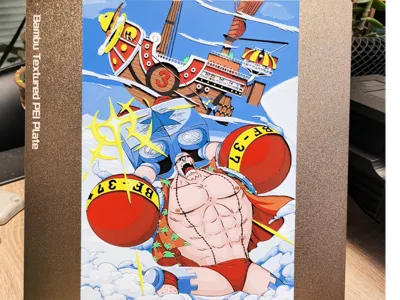 Franky With Thousand Sunny - One Piece - Hueforge