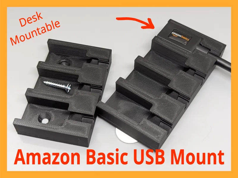 Amazon Basics USB 3.0 Extender Desk or Table Mount