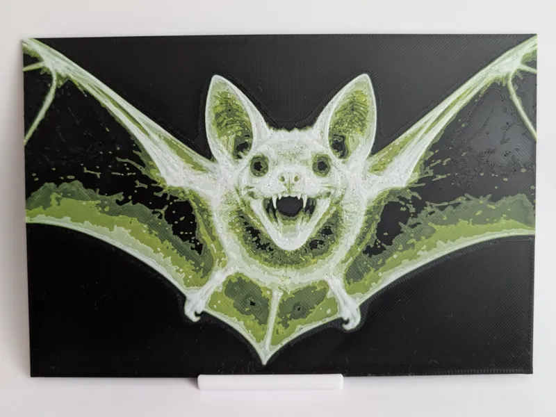 Xray-style bat (hueforge 3 colour)