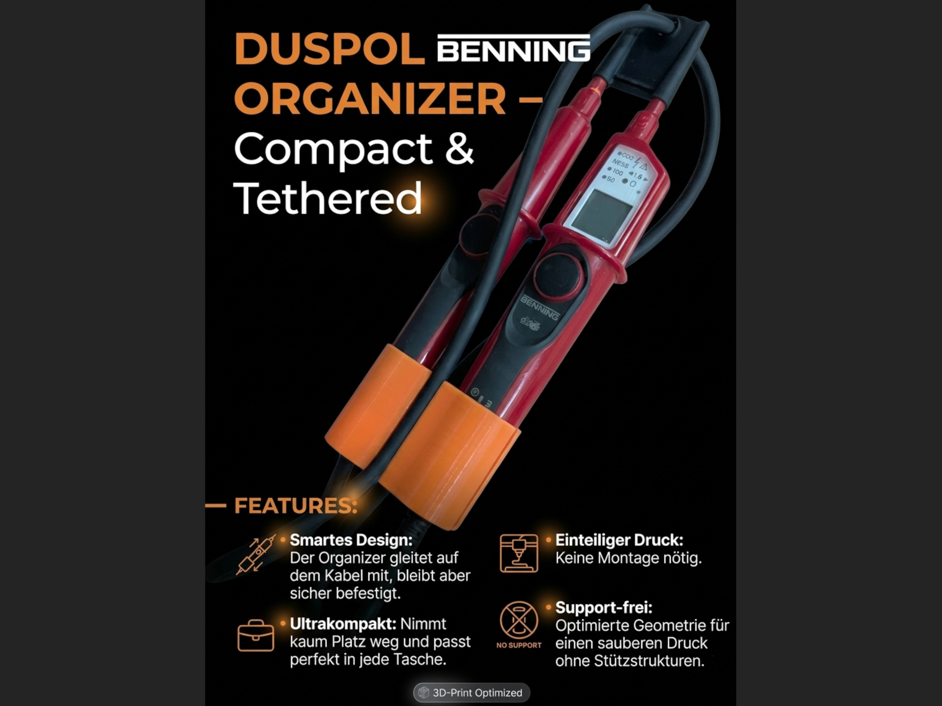 Duspol Benning Organizer – Kompakt & Unverlierbar
