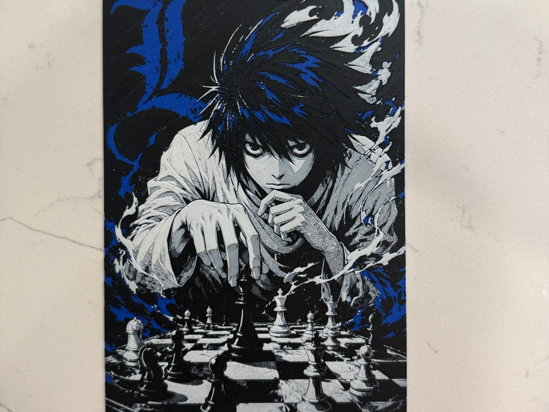 L from Death Note Hueforge