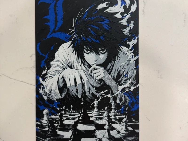 L from Death Note Hueforge