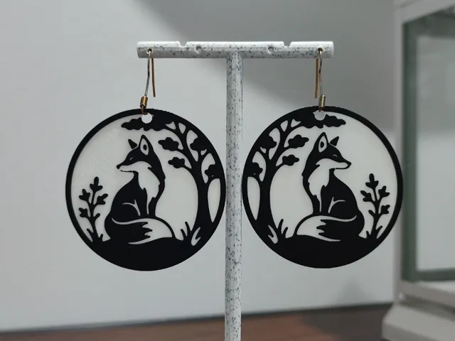 Aretes Kitsune Minimal