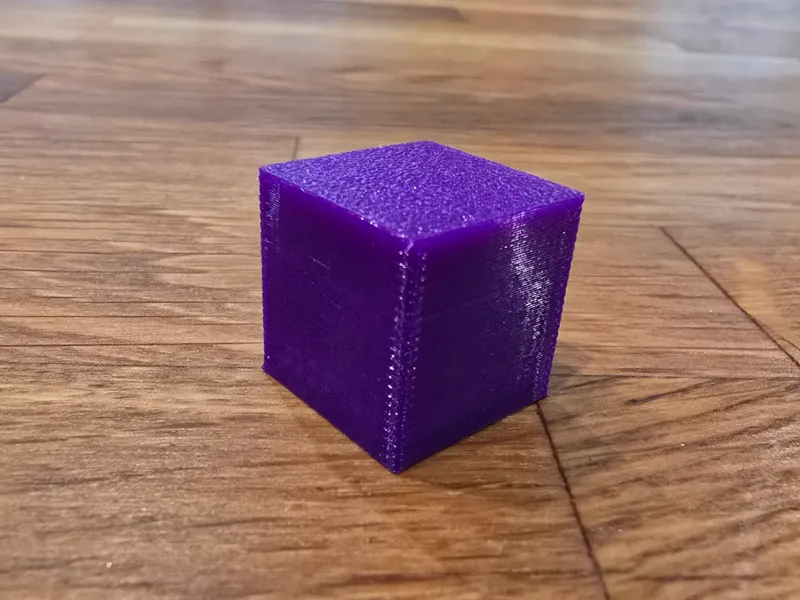 TPU 95A test cube / starting print settings