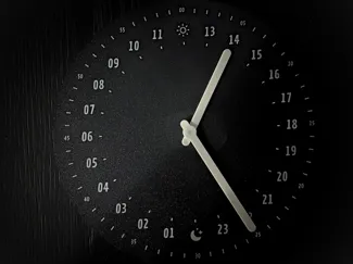 24-hour wall clock