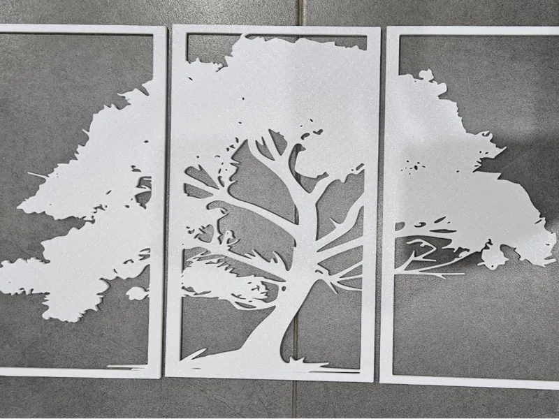 Wall Decal Tree Openwork Decoration