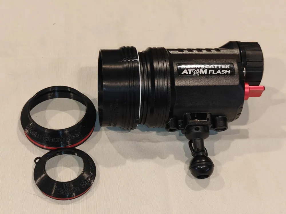 Reduction Ring Set for Backscatter Atom Strobe - Free 3D Print Model ...