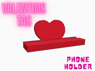 Valentins Day Phone Holder